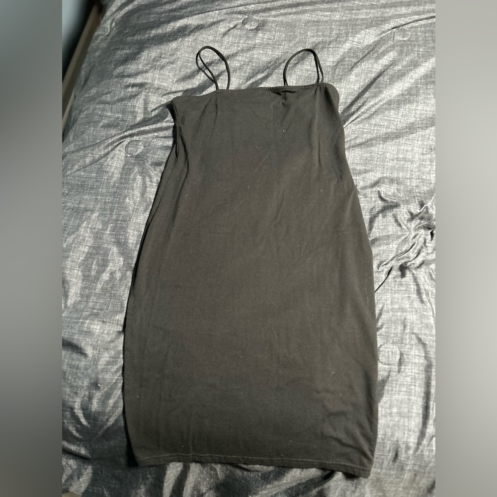 Black Spaghetti Strap Dress